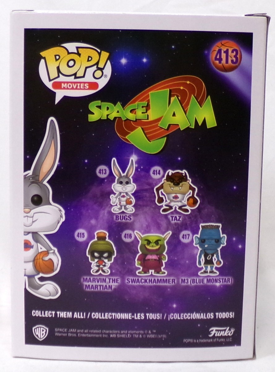 Funko Pop Movies Space Jam 413 Bugs Bunny Vinyl Figure New