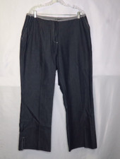 Tommy Hilfiger Womens Gray Chino Pants Mid Rise Straight Flat Front Sz 16