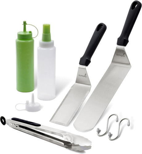 Spatula Turner Stainless Steel - Metal Spatula Set - Hibachi Spatula Great as BB - Picture 8 of 9