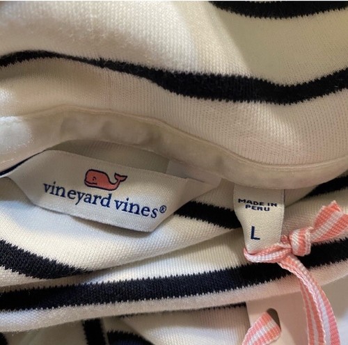 Vineyard Vines einfaches Rollkragenkleid ~ Marshmallow ~ Large. Neu mit Etikett - Bild 8 von 10
