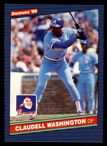 1986 Donruss Baseball #287 Claudell Washington EX/MT or better *aa1 - 第 1/2 張圖片