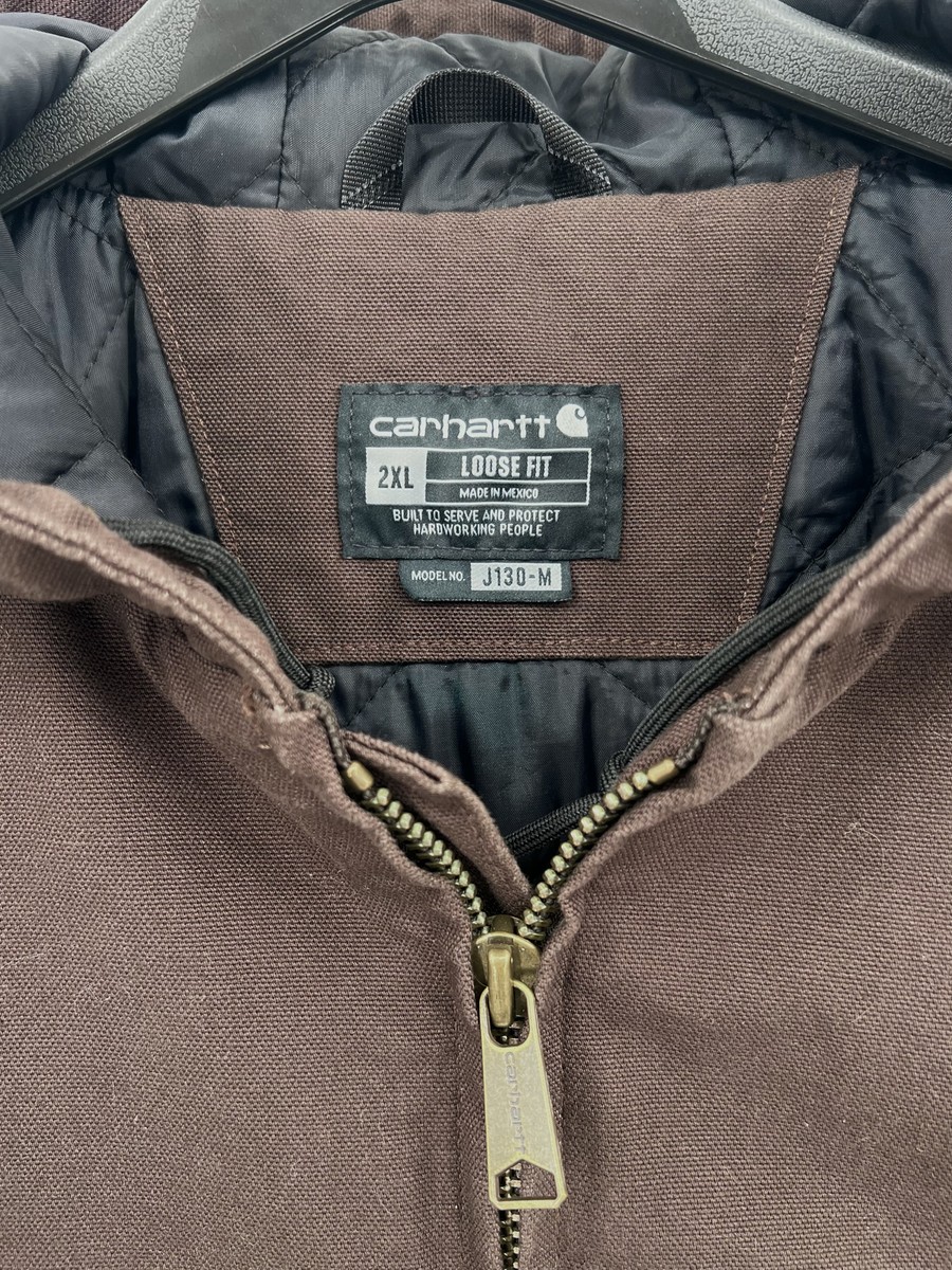 Carhartt J130-M Mサイズ ブラウンジャケット CARHARTT J130 INS. JKT CH BRN - Horsemans