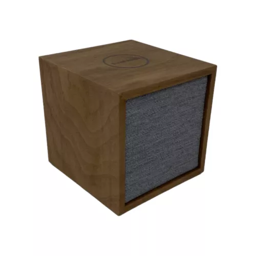 Tivoli Cube Lautsprecher Tragbarer Bluetooth WiFi WLAN Speaker Walnuss Grau