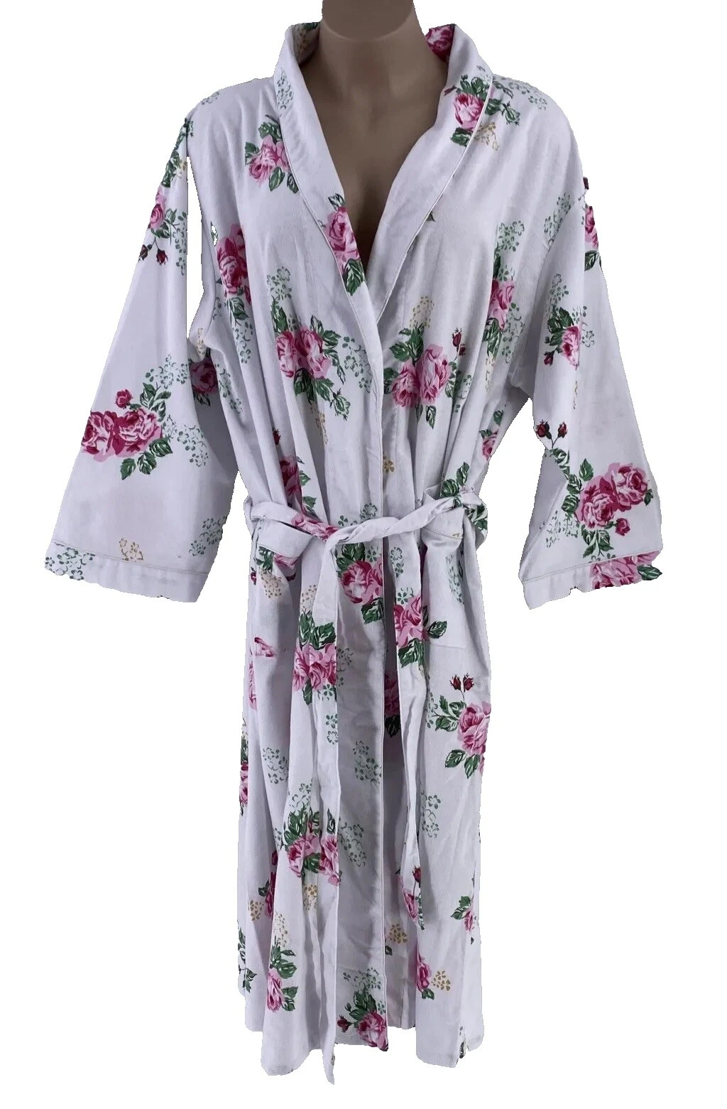 White Floral Sleepwear & Robes for Women