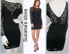 NWT bebe SIZE S Ellie Lace Back V Dress Beautiful classy & sexy dress.