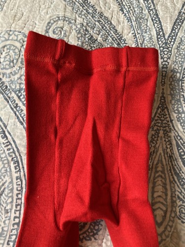 Girls Printed Red Tights Size 4-6 Chinese Packaging Writing Good Quality NEW - Picture 3 of 11