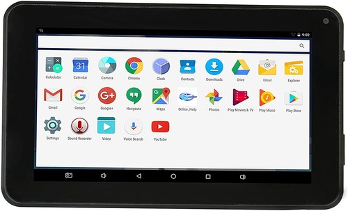 Proscan 7-inch Dual Core Tablet 8GB ROM/1GB RAM, Black