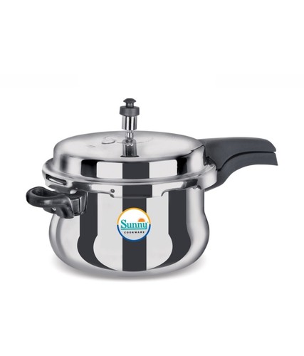 1.5 Liters Small Outer Lid handi shape 1.5 Ltr Aluminium Pressure Cooker 1.5 L - Picture 2 of 6
