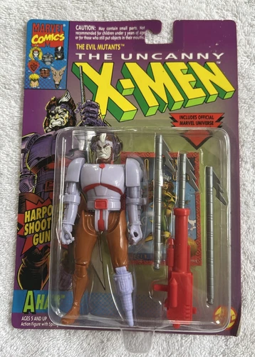ToyBiz Marvel Uncanny X-Men Ahab 1993 5" Vintage Action Figure New Sealed