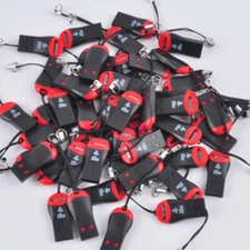 100Pcs Mini USB 2.0 Micro SD SDHC TF Flash Memory Card Reader Adapter For Laptop