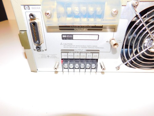 HP HEWLETT PACKARD 6624A SYSTEM DC POWER SUPPLY (TYK44) - Picture 7 of 10