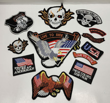 Biker Patch Lot of 12 Unused Patches