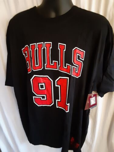 Chicago Bulls Rodman #91 Herren Mitchell Ness Big & Tall Hemd XLT bis 4XLT - Bild 4 von 6