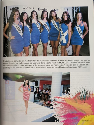 MISS UNIVERSE PUERTO RICO 2013 PROGRAM BOOK - Picture 6 of 6