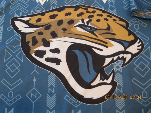 JACKSONVILLE JAGUARS NFL abito estivo 2 pezzi camicia manica corta e set corto XL - Foto 3 di 11
