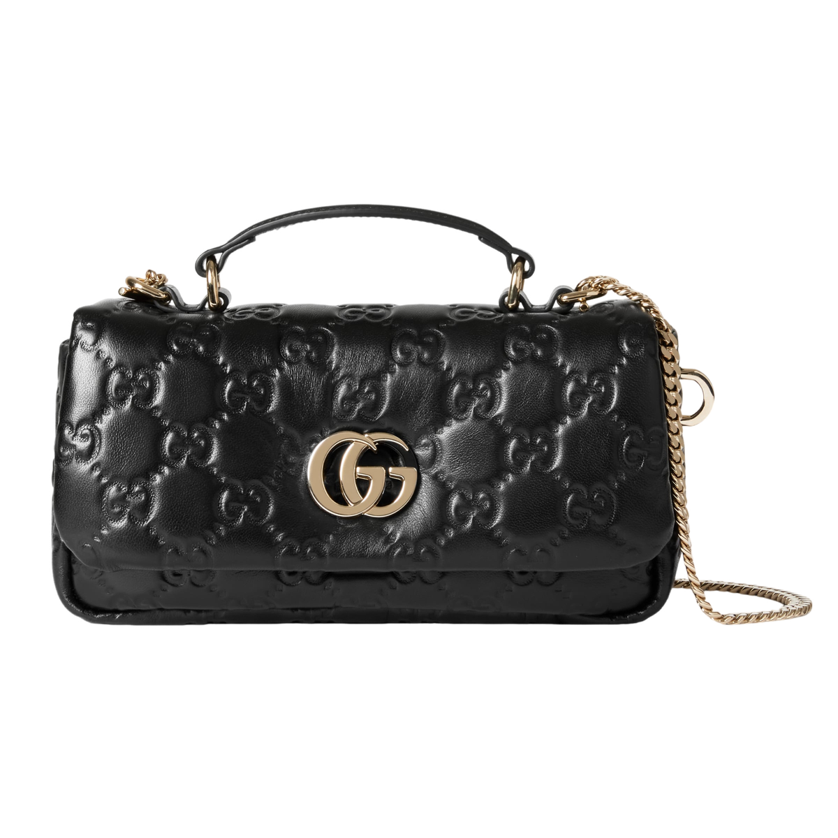 【関税&送料込】Gucci Borsa Gg Milano Piccola In Pelle GG Milano small top handle bag in green GG leather | GUCCI® US