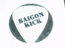 SAIGON KICK Logo & Cris Mclernon Signature Concert Tour RaRe 1992 GUITAR PICK #2