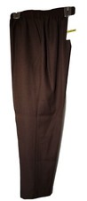 Alfred Dunner Vintage Charm Pants Proportioned Medium Size 14 Color Sable