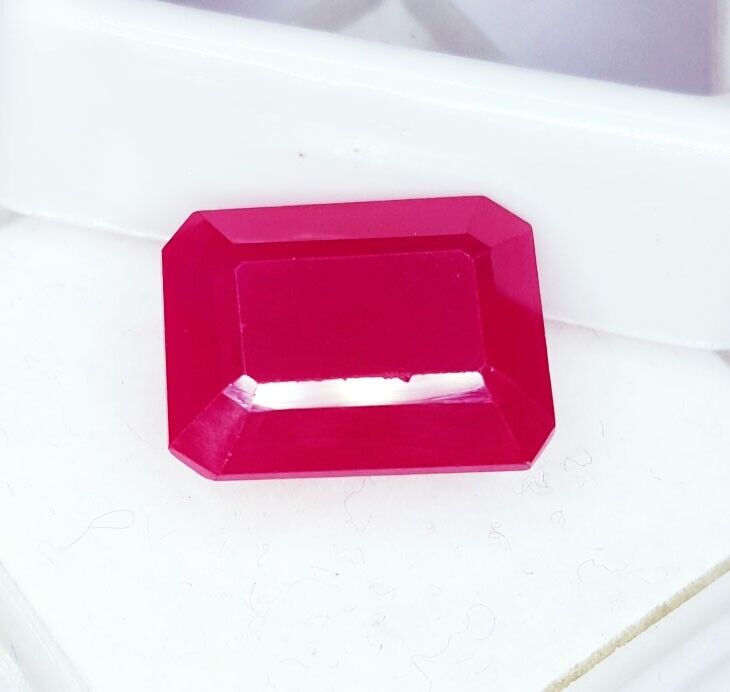 Loose Gemstone 9.02 Ct Natural Red Ruby Certified Madagascar Ruby Gems - Picture 6 of 8