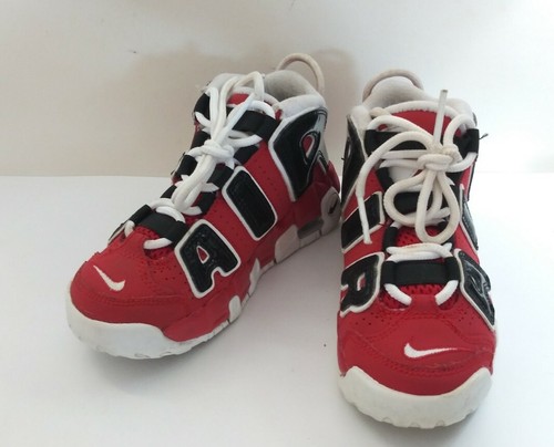 Nike Air More Uptempo Zapatos Informales Rojo Blanco-Negro (DB2874-600) 12C - Imagen 3 de 11
