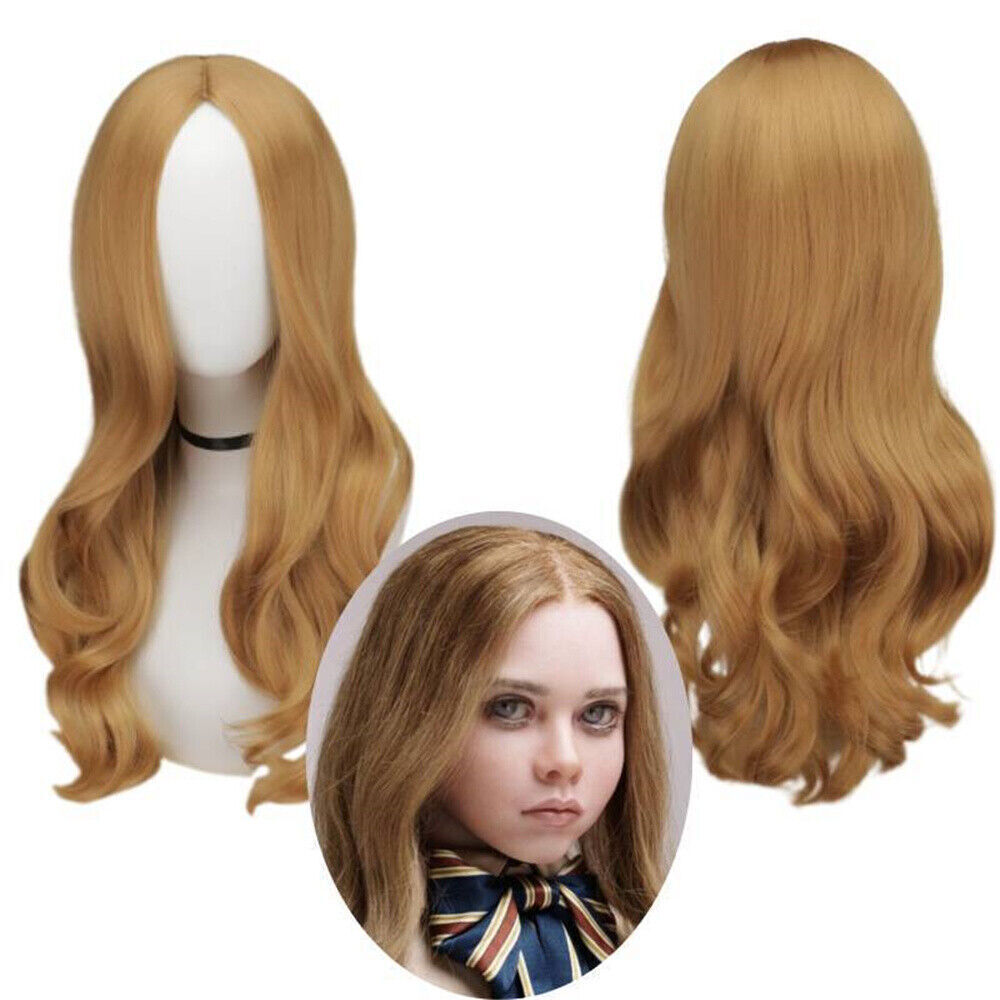 Thriller Movies M3GAN Megan Cosplay Wig AI Doll Robots Long Curly Wigs Party. eBay