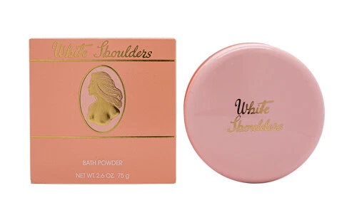 Polvo de baño para mujer White Shoulders by Evyan 2,6 oz nuevo en caja