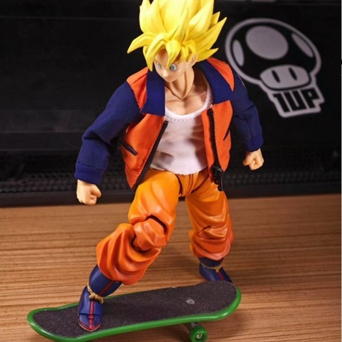1/12 Custom Orange Jacket w/ White Vest for SH Figuarts Dragon Stars Goku Figure - Picture 5 of 5