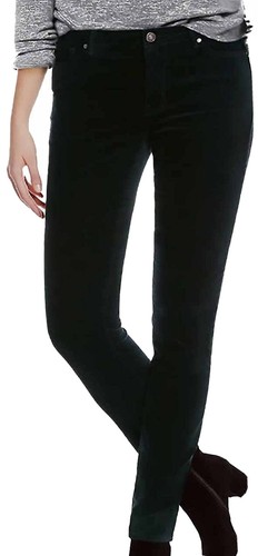 Buffalo Black Velvet Skinny Pants Mid 