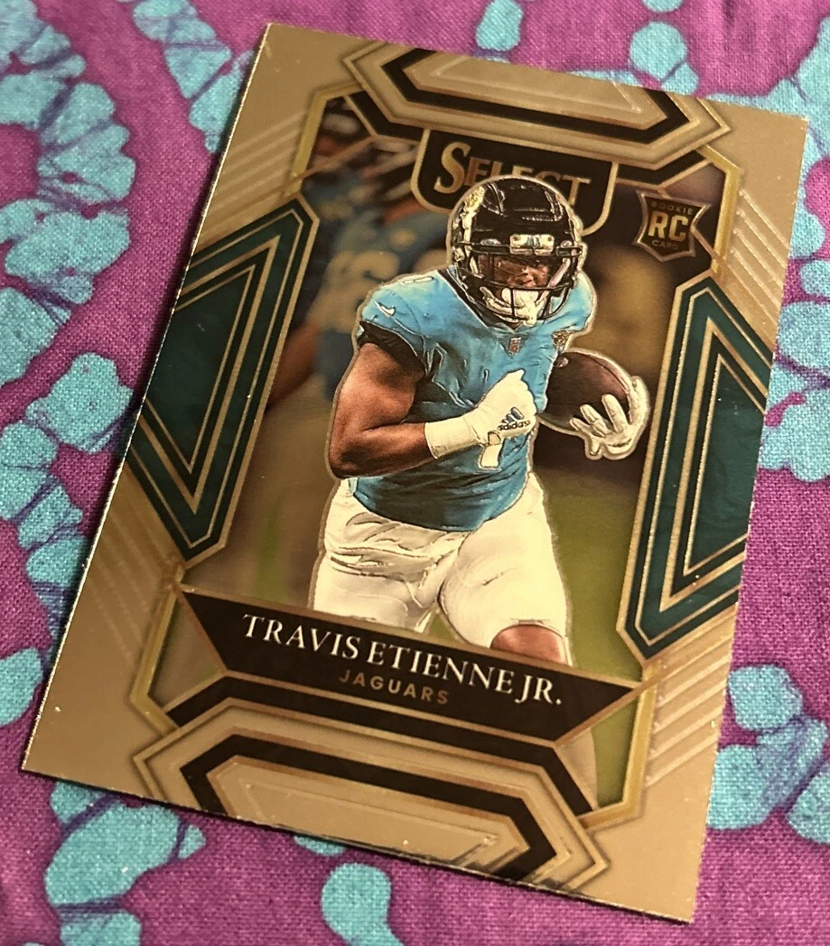 2021 Panini Select - Club Level #254 Travis Etienne (RC) Jacksonville Jaguars