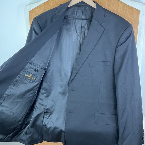 Traje Experience Uomo Para Hombres 48R Lana Sólida 2 Botones Lana Pantalones 42x30 Frente Plano - Imagen 9 de 23
