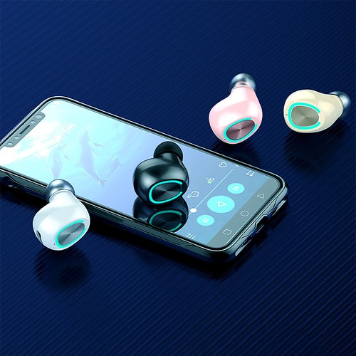 Single-Ear Bluetooth 5.3 Wireless Earbud Earphone Mini In-Ear Headset Earpiece - Picture 23 of 25
