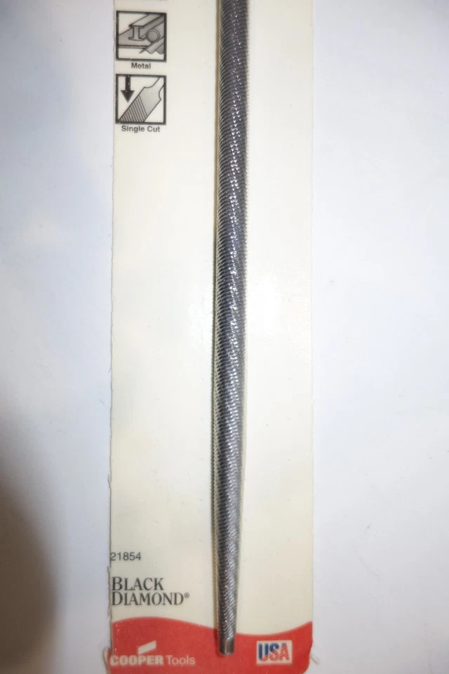 Vintage Nicholson 21854 Round Bastard File Single Cut 10" - Made in The USA - Image 3 of 3