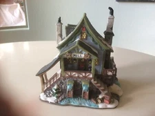 SNOW COVERED MILL FOR USE IN CHRISTMAS TREE SCENERY OR A LIONEL TRAIN LAYOUT
