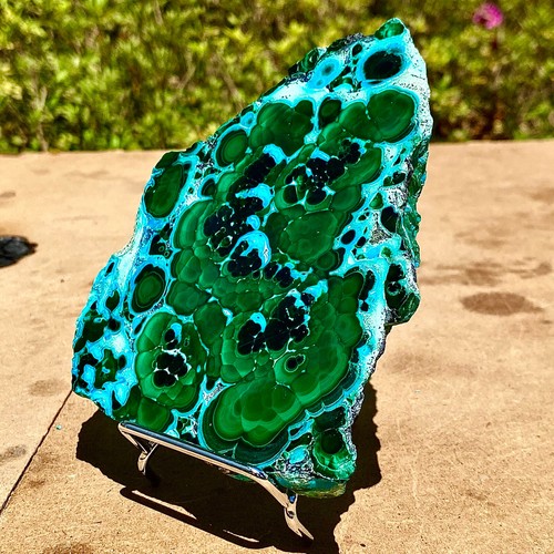 358G Natural polyophthalmic Silicon malachite crystal gloss mineral specimen - 第 5/12 張圖片