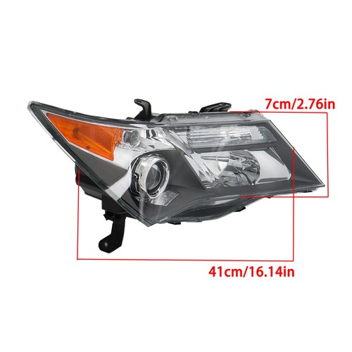 Left+Right Side Pair For Acura MDX 2007 2008 2009 HID Headlights Headlamps - Picture 9 of 12