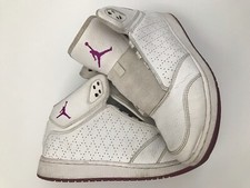 NIKE AIR JORDAN Youth Size 6.5Y White/Pink Jumpman Sneaker Shoe Model 881438-116