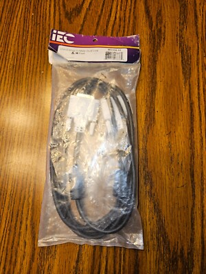 6ft Dual Link DVI-D Cable Male to Male Cable Adapter