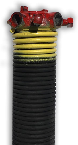 Pair Of Garage Door Torsion Springs .207 X 1-3/4 ID (Various Lengths) With Winding Bars – Heavy Duty Replacement