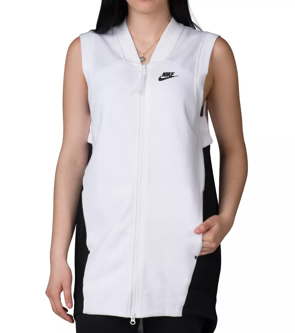 Nike Women s Fleece Cocoon Mesh Vest STYLE 725846 Size Small