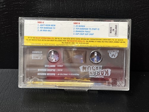 KARAN ARJUN - Rajesh Roshan Rare Time Audio Bollywood Hindi Cassette 1994 UK - Picture 2 of 6