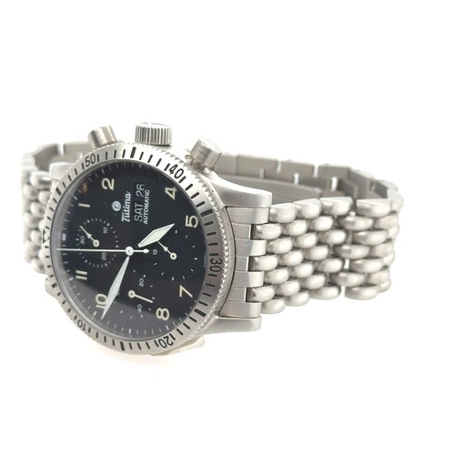 Men's Tutima Watch Gray Case and Black Dial - Picture 2 of 3