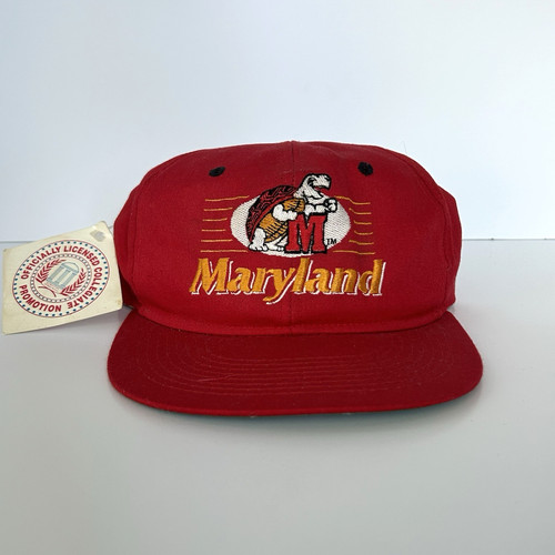 University of Maryland Vintage Snapback Hat – #1 Apparel – Used w/ Original Tag