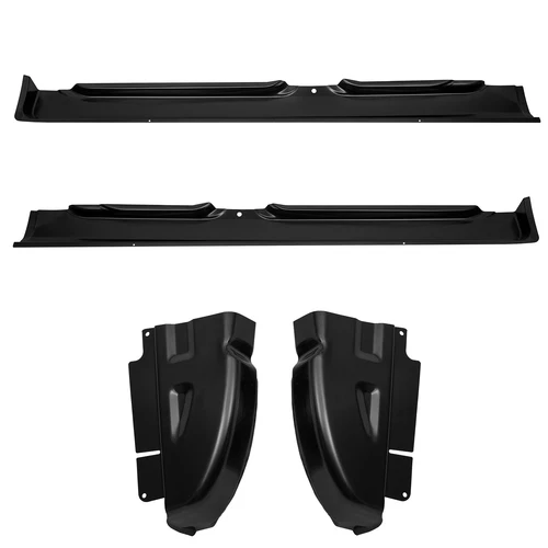 Fit 2002-2008 Dodge Ram Quad Cab 1500 2500 3500 Rocker Panels & Cab Corners 4PCS - Picture 2 of 23