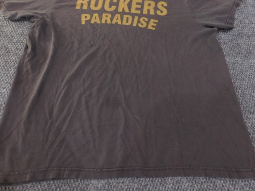 vintage lucky brand t shirt men large gray rockers paradise retro print - Picture 6 of 13