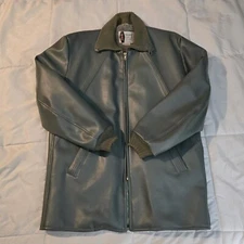 Vintage 1950s-1960's J.C Penney’s Sports Outerwear Leather Jacket Size 40  Rare