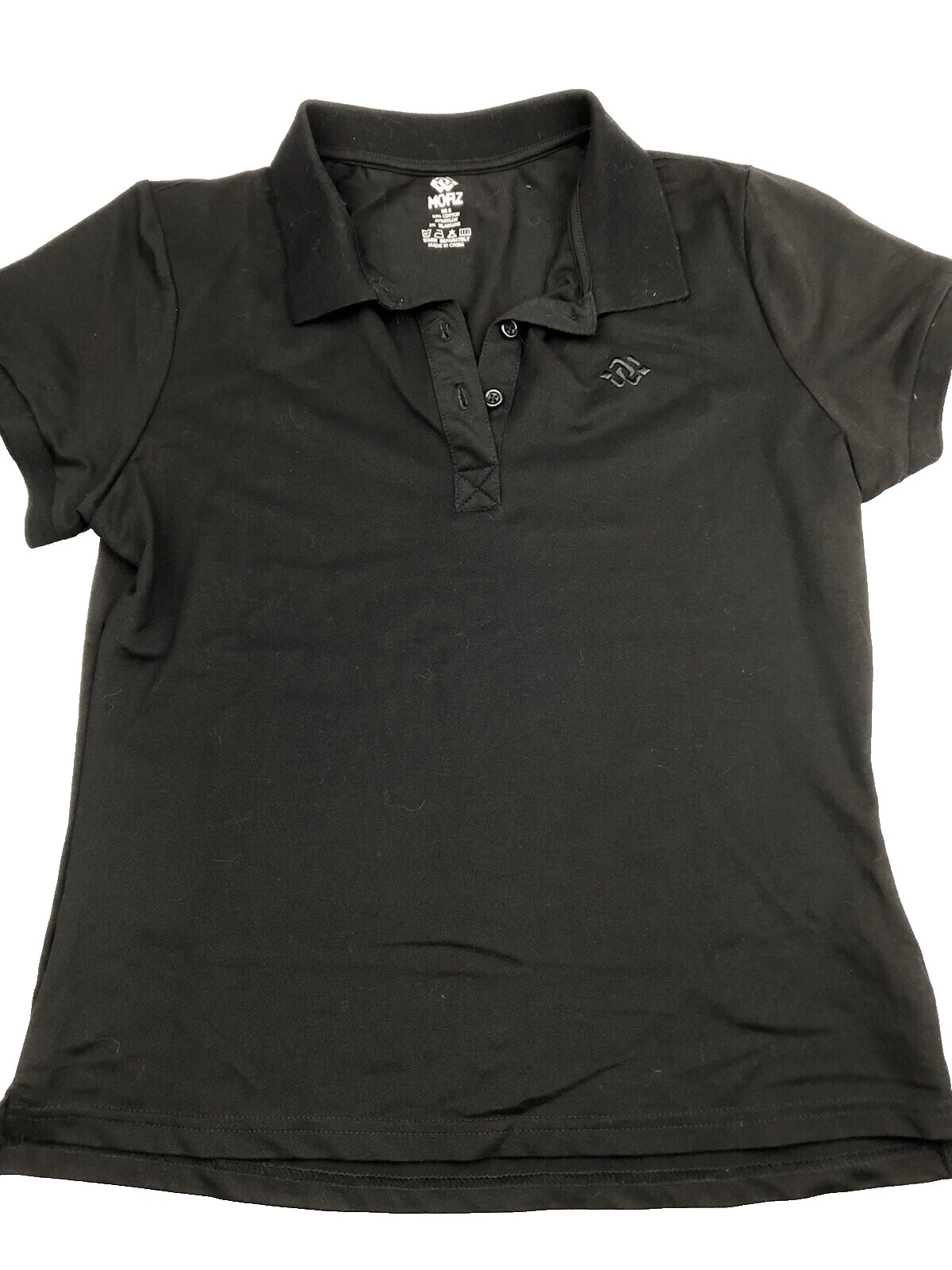 Color negro, mezcla algodón, camisas y otros de Golf para mujeres