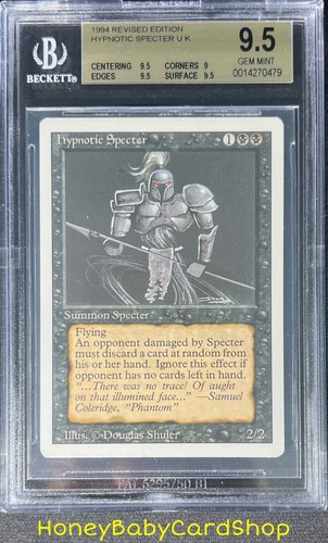 MTG 3rd Edition Revised 1994 Hypnotic Specter BGS 9.5 GEM MINT Old School 93/94