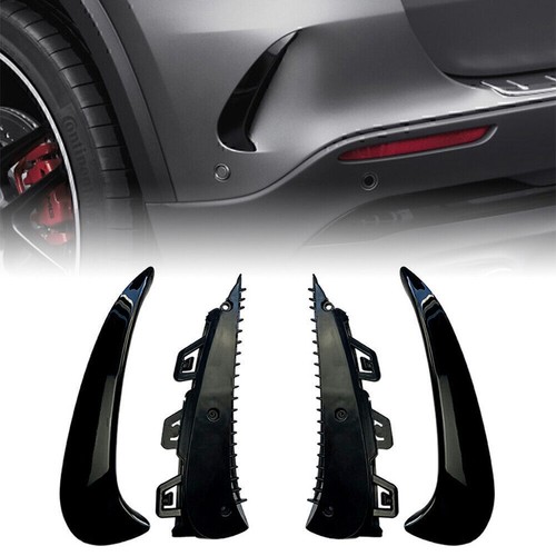Heckstoßstange Splitter Spoiler Canard Air Vent Für Mercedes Benz GLA200 schwarz