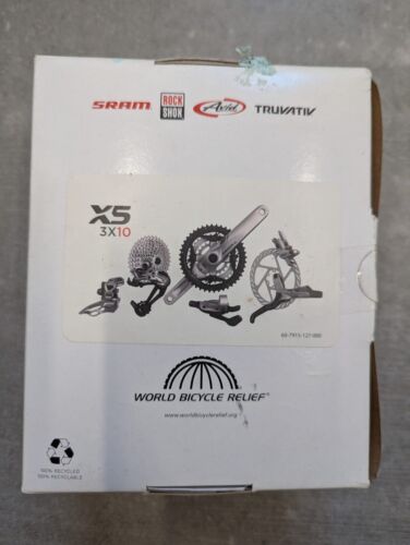 SRAM X5 Cycling Front Derailleur 3 x 10 Speed MTB New Triple Dual Pull - Picture 2 of 4