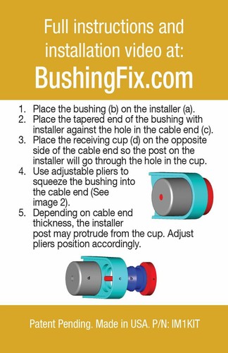 Chevrolet Equinox Shift Cable Bushing Kit - Bild 11 von 11